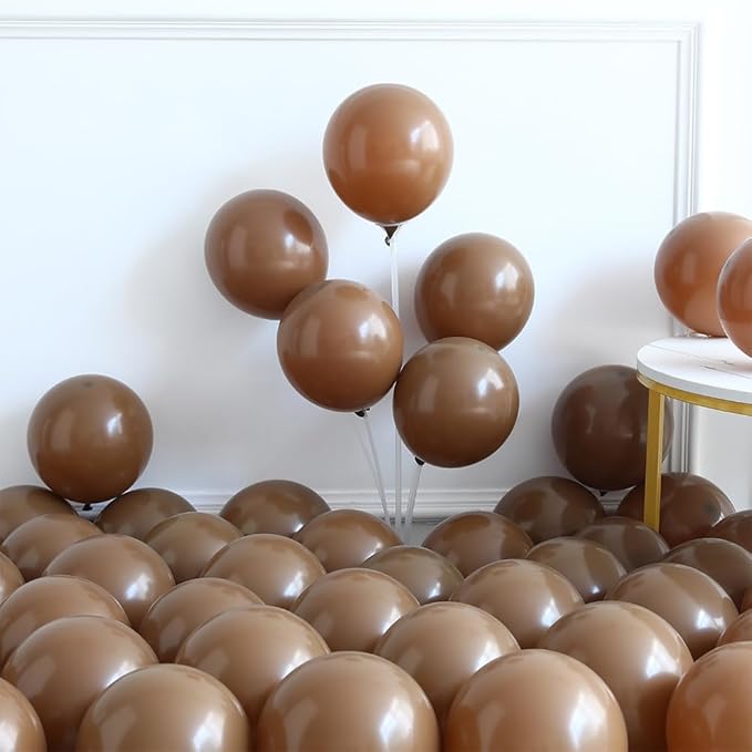 Espresso A Tini Bit Older Balloons Garland Arch Kit, 136Pcs Martini Birthday Party Brown White Balloons, Bridal Shower Bachelorette Wedding Decorations
