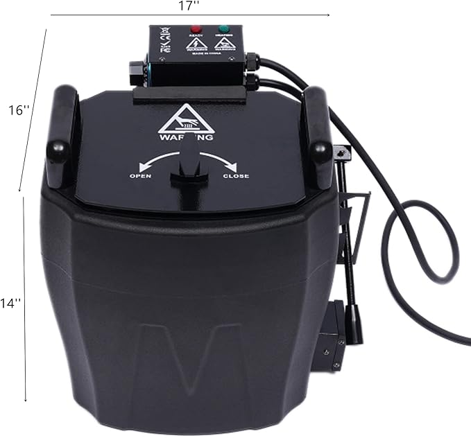 Stage Smoke Fog Machine 3500W CO2 Jet Stage Effect Dry Ice Machine 1614ft² Coverage Halloween Wedding Disco Club Christmas Party DJ Stage Fogger