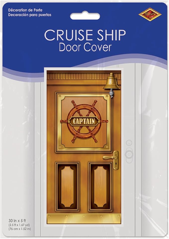 Cruise Ship Door Cover Party Accessory (1 Count) (1/Pkg)