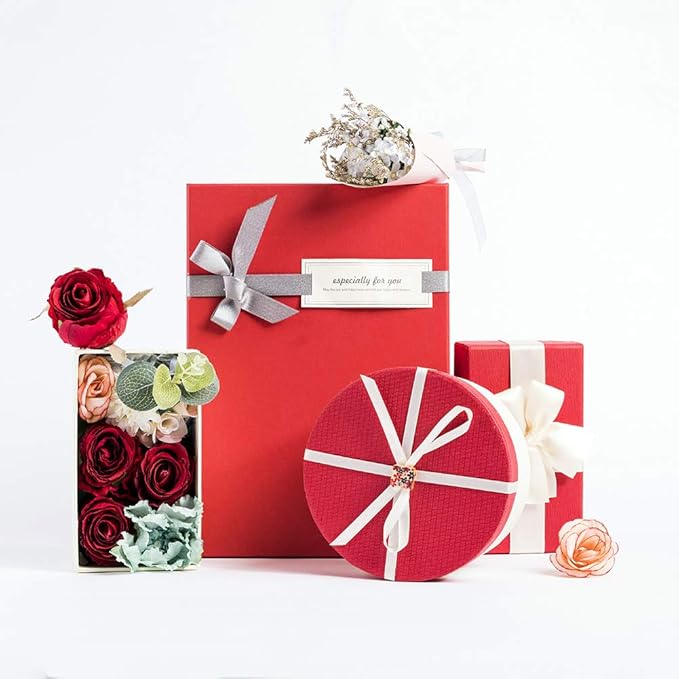 LIUYAXI Satin Ribbon 20 Colors 300 Yard -18 Silk Ribbon Rolls & 2 Glitter Metallic Ribbon Rolls, 2/5" Wide 15 Yard/Roll, Decorative Ribbons for Gift Wrapping Bows Wedding Christmas