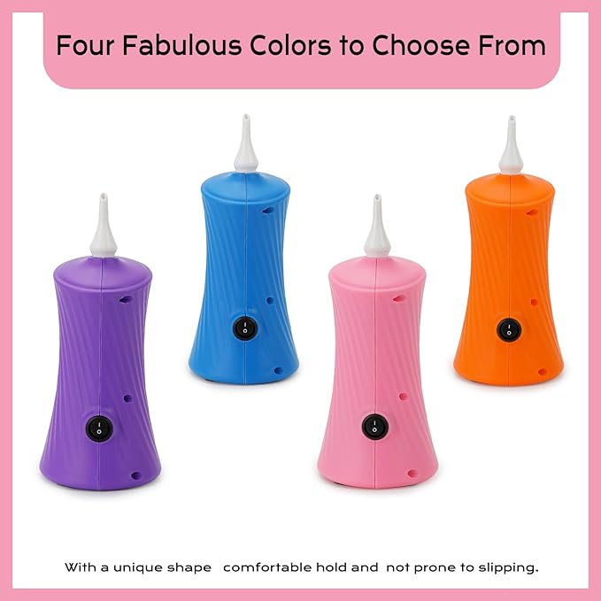 Balloon Pump Electric Air Pump for Long Balloon Inflator Blower Machine for Birthday Party Celebration Balloons Decorations for Twisty Animal Balloons