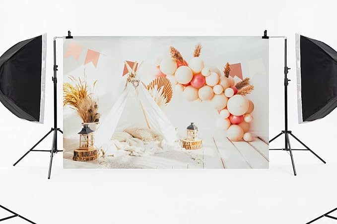 Kate 10x6.5ft Happy Birthday Backdrop Party Decoration Background for Kids Balloon Backdrop Baby Shower
