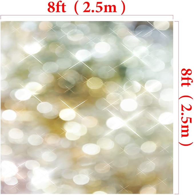 Kate 8x8ft Bright Bokeh Photography Backdrop Luxury Portrait Background Photo Studio Props