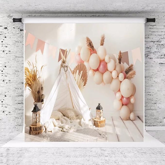 Kate 8x8ft Happy Birthday Backdrop Party Decoration Background for Kids Balloon Backdrop Baby Shower