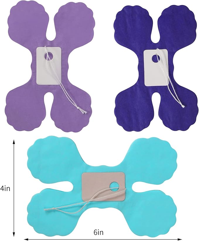 Purple-Blue Mermaid Party-Decorations Garland Streamers - 12pcs Girls Birthday Baby Shower 4-Leaf Clover Paper Streamer,Little Mermaid Theme Under The Sea Backdrop Banners Decor Ouruola