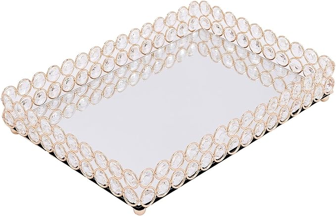7 Pieces Cake Stand Set, Gold Metal Cupcake Holder, Dessert Display Serving Platter, for Birthday Wedding Party Decoration