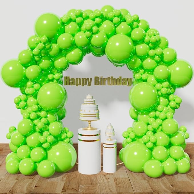 Light Green Balloon Arch Kit 111Pcs 18 12 5 Inch Latex Party Balloons Garland for Birthday Baby Shower Wedding Engagement Anniversary