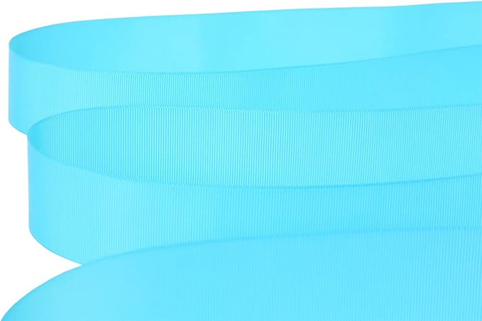 Ribbonitlux 1.5" Wide Solid Grosgrain Ribbon 25 Yards (340-Turquoise）, Set for Gift Wrapping, Party Decor, Sewing Applications, Wedding and Craft