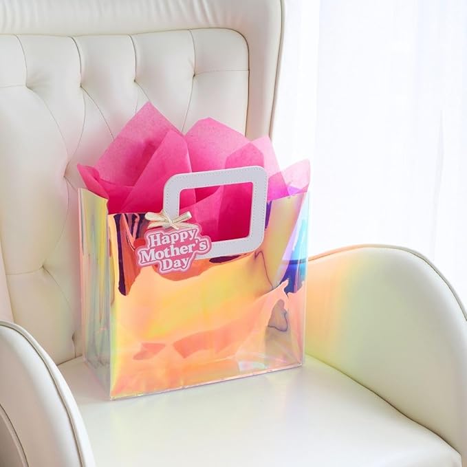 11'' Medium Mothers Day Gift Bag with Tissue Paper and Gift Tag
