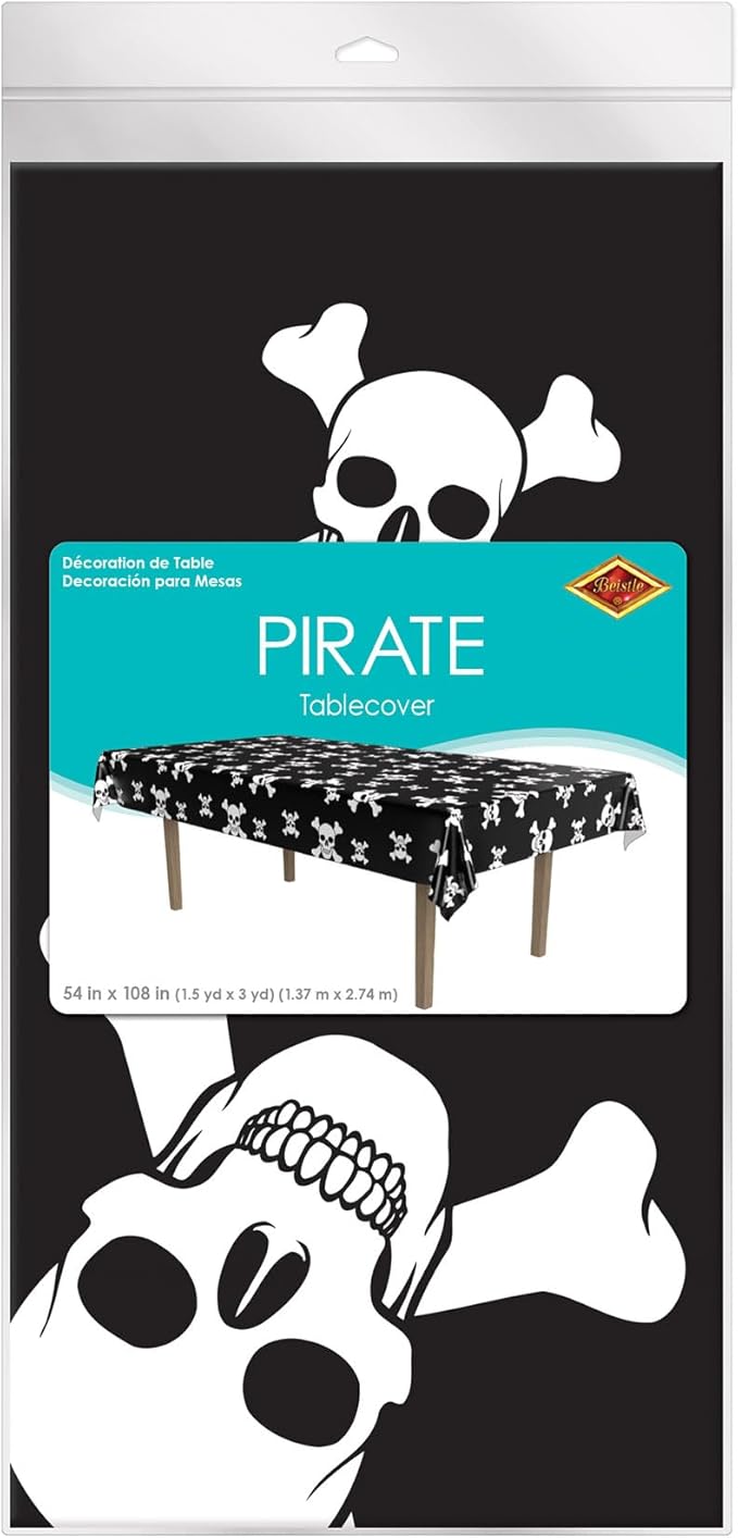 Beistle - Pirate Table Cover 54 X 108 - Standard