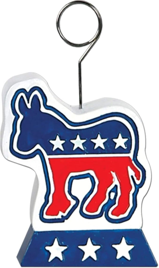 Democratic Photo/Balloon Holder Party Accessory (1 count)
