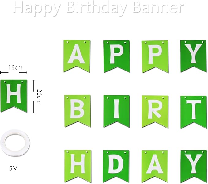 Happy Birthday Banner Party Banner Birthday Hanging Decoration for Women Men Girls Boys Adults Pets Party Backdrop Wall Decor Party Supplies