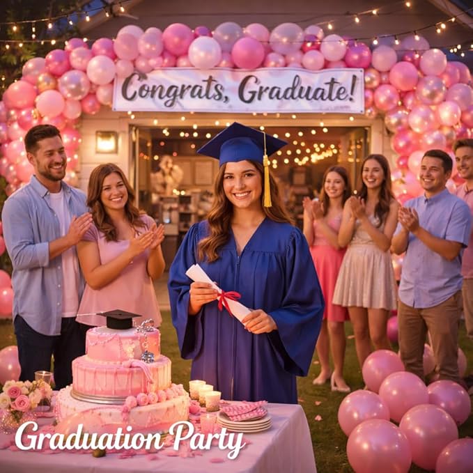 Pink Balloons 12 Inch, 100 Pack Latex Party Balloons, Round Helium Light Pink Balloons for Valentine's Day Wedding Bridal Shower Anniversary Party Decorations