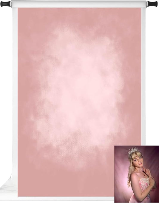 Kate Pink Photography Backdrops Abstract Photo Backdrop Poratrait Background for Photoshoot, 6.5x10ft