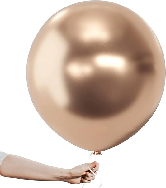 KatchOn, Big 18 Inch Champagne Balloons - Pack of 10 | Champagne Latex Balloons for Graduation Decorations 2025 | Wedding, Birthday Decor, Baby Shower Decorations