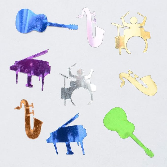 Confetti Music Instruments MultiColors - 2 Half Oz Bags (1 oz) #9429 Q01