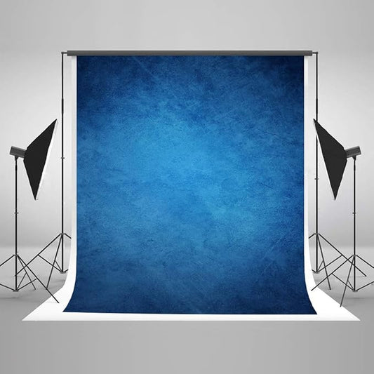 Kate 8×8ft Blue Portrait Photography Backdrop Abstract Photo Background for Photographer Video Pictures Photo Studio Prop Fabric
