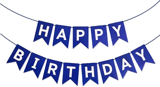 Happy Birthday Banner Party Banner Birthday Hanging Decoration for Women Men Girls Boys Adults Pets Party Backdrop Wall Decor Party Supplies