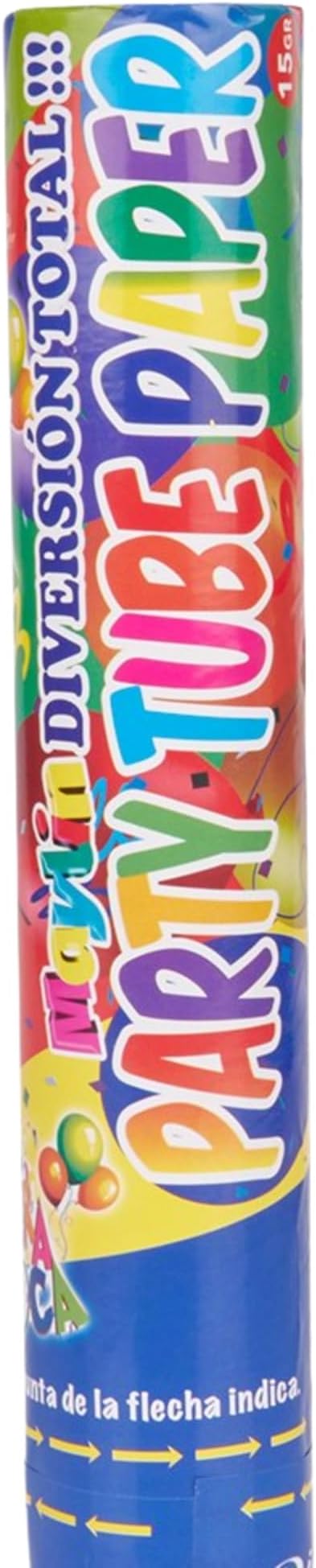 PMU Cannons Party Poppers - Confetti Blaster for Drive-by Birthdays-Celebrations, Graduation, Wedding, Christmas, New Year’s Eve - Party Poppers Confetti Shooters - 12 inch, Pkg/3