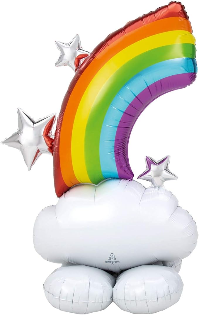 Anagram 4246211 Rainbow Airloonz Foil Mylar Party Balloon, 52", Multicolor, Pack of 1