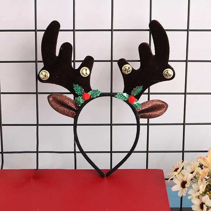 Myuilor Reindeer Antlers Headband Christmas and Easter Party Headbands Deer