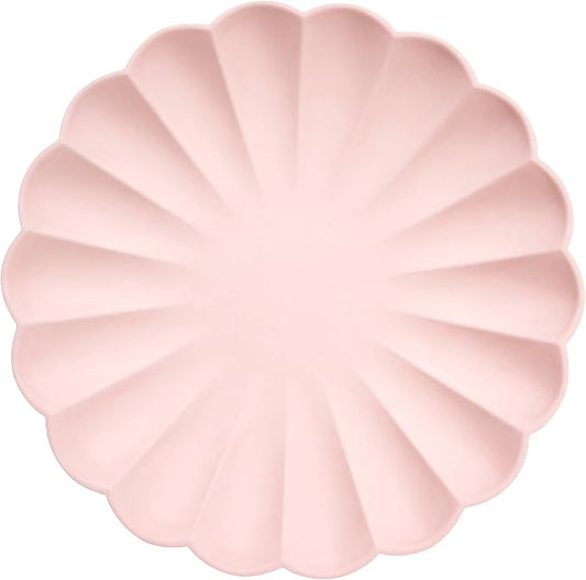 Meri Meri Compostable Party Plates, Pack of 8 Plates for Parties and Occasions, Single Use, Compostable/Disposable