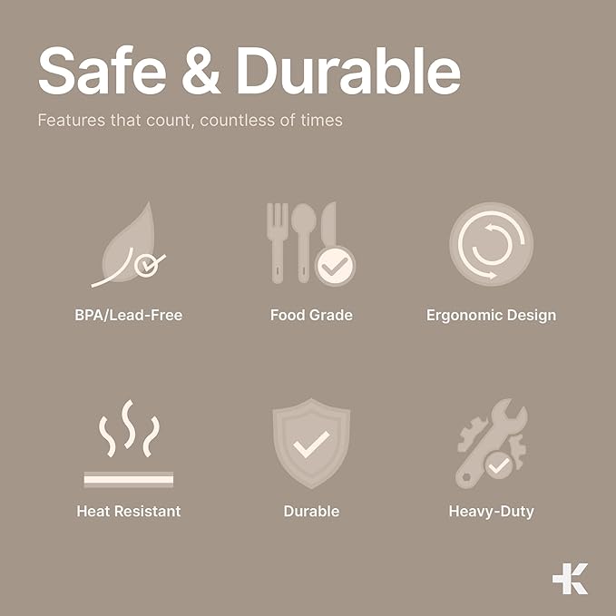 Bakken Disposable Cutlery Set 1000 Pieces of Forks, Knives & Spoons, Heavy Duty Plastic Silverware, BPA-Free Food-Grade Materials, Heat-Resistant, Reusable Utensils for Parties and Everyday Use, Clear