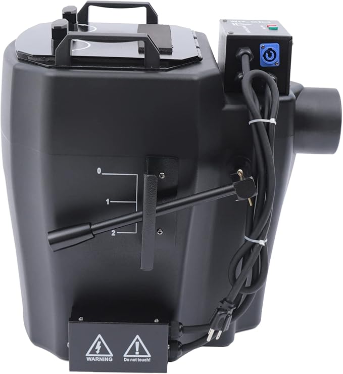 Stage Smoke Fog Machine 6000W CO2 Jet Stage Effect Dry Ice Machine 2150ft² Coverage Halloween Wedding Disco Club Christmas Party DJ Stage Fogger