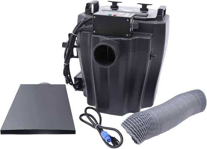 Stage Smoke Fog Machine 6000W CO2 Jet Stage Effect Dry Ice Machine 2150ft² Coverage Halloween Wedding Disco Club Christmas Party DJ Stage Fogger