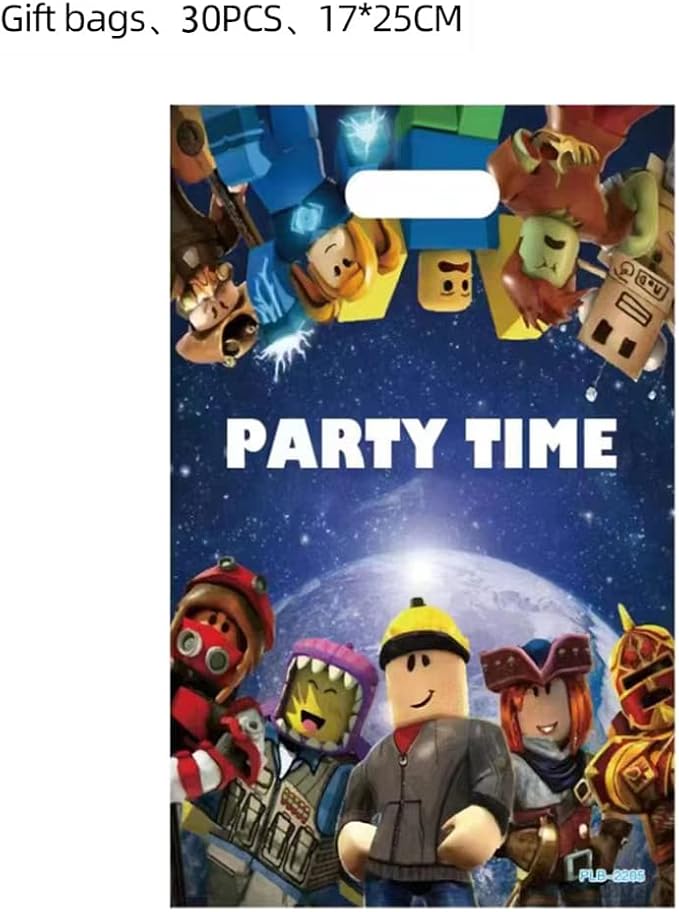 SUTRADHAR 30pcs kids Cartoon Birthday Party Gift Bags Candy Bags Goody Bags kids Cartoon Birthday Party Supplies Decorations (Bags30pcs)