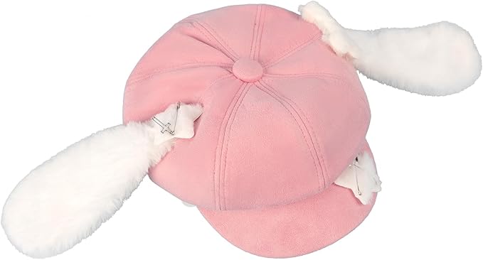 JIAHG Sweet Puppy Ears Beret Hat Cute Bunny Animal Ear Lolita Cabbie Cap Adjustable French Painter Y2K Fashion Beanie Cap