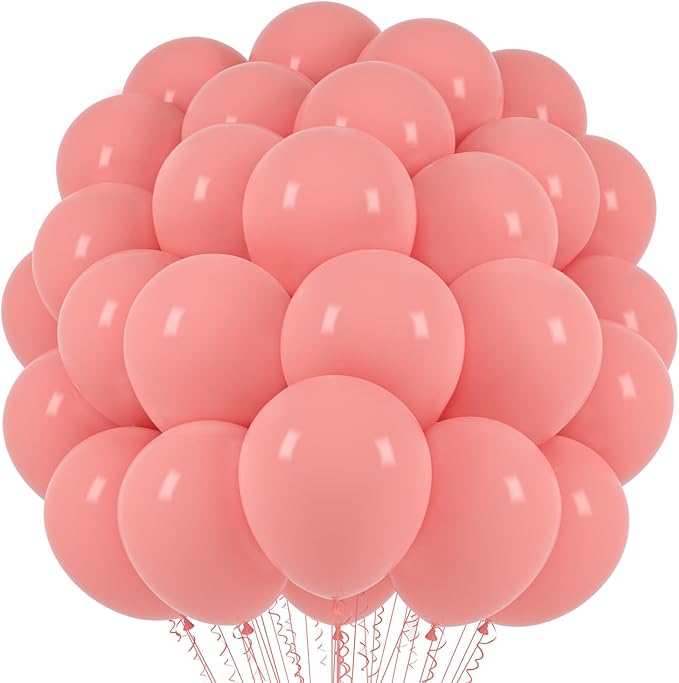 Voircoloria Retro Pink Balloons, 66pack 12inch Blush Pink Balloons Latex Party Balloons for Birthday Baby Shower Valentine's Day Graduation Wedding Gender Reveal Anniversary New Year Party Decorations