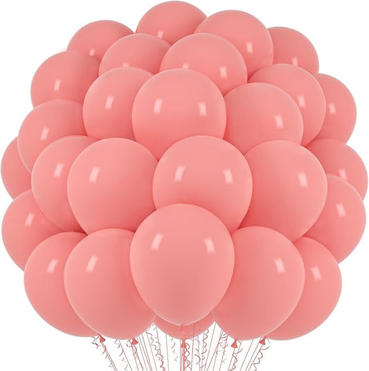 Voircoloria Retro Pink Balloons, 66pack 12inch Blush Pink Balloons Latex Party Balloons for Birthday Baby Shower Valentine's Day Graduation Wedding Gender Reveal Anniversary New Year Party Decorations