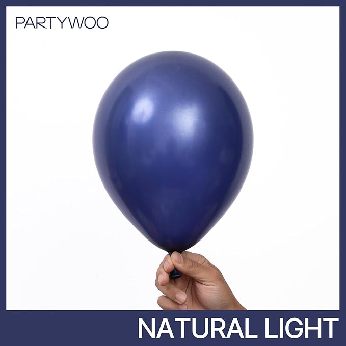 PartyWoo Navy Blue Balloons 99pcs Different Sizes of 36 18 12 10 5 Inch Dark Blue Balloon Arch Kit Garland for Graduation Wedding Sports Baby Shower Birthday Bachelorette Party Decorations Blue-Z90