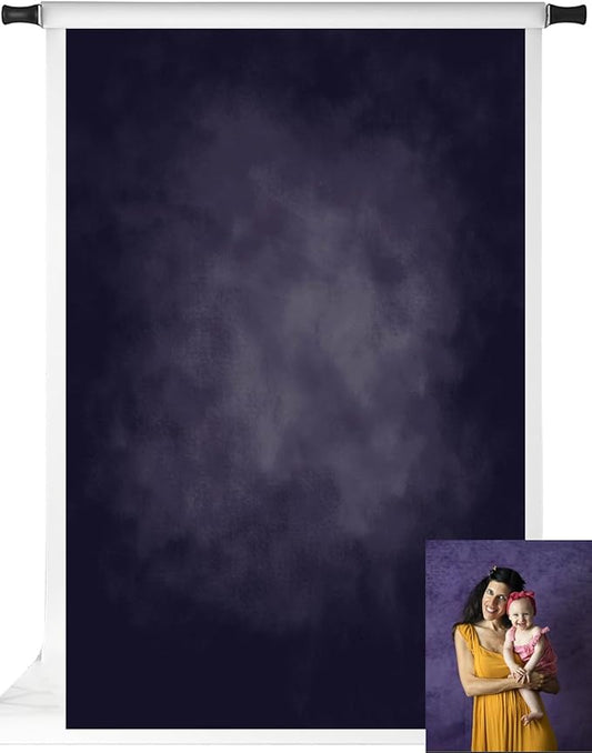 Kate Purple Photography Backdrops Abstract Photo Backdrop Poratrait Background for Photoshoot, 6.5x10ft