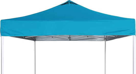 SCOCANOPY Commercial 10x10 Pop Up Canopy Replacement Cover Top with Air Vent,Canopy Cover ONLY, (Turquoise)