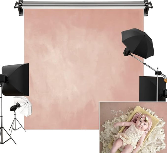 Kate 8x8ft/2.5x2.5m Photo Backdrops Photographers Retro Solid Pink Background Photography Props Studio Digital Printed Backdrop