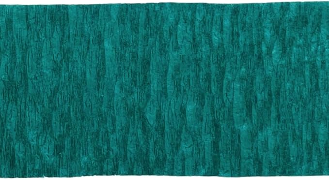 TEAL Crepe Paper Streamers, 2 ROLLS, 145 FT TOTAL, MADE IN USA!