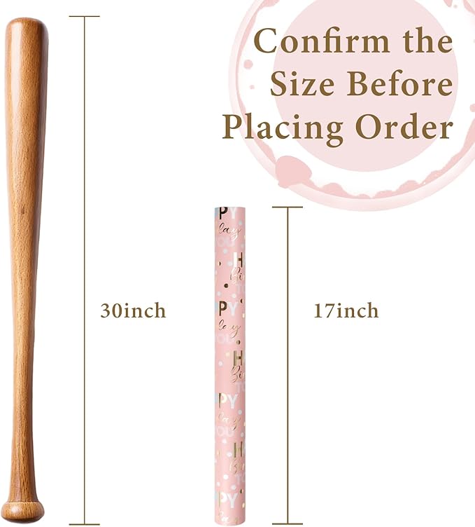 MAYPLUSS Reversible Pink Birthday Wrapping Paper Roll - 17 Inch X 33 Feet - Glitter Happy Birthday Lettering Metallic Foil Paper Girl Gift Wrap w/Polka Dot for Holiday Party Baby Shower Mother's Day
