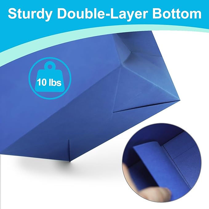 MOXARYSU 4 Pcs Medium Pink Gift Bags: 8x5x10 Inches Gift bags With Handles Party Favor Bags With 8 Tissue Paper For Party,Birthday,Baby Shower,Wedding（Pink）