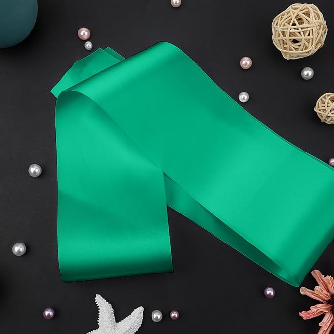 12 Pcs Sash Blank Satin Sash Party Favors Mintgreen Sash Plain Sash Pageant Sash Satin Sash Sashes for Birthday, Wedding, Graduation, DIY, Beauty Pageant, Hen Party, Homecoming, Make Your Own Sash