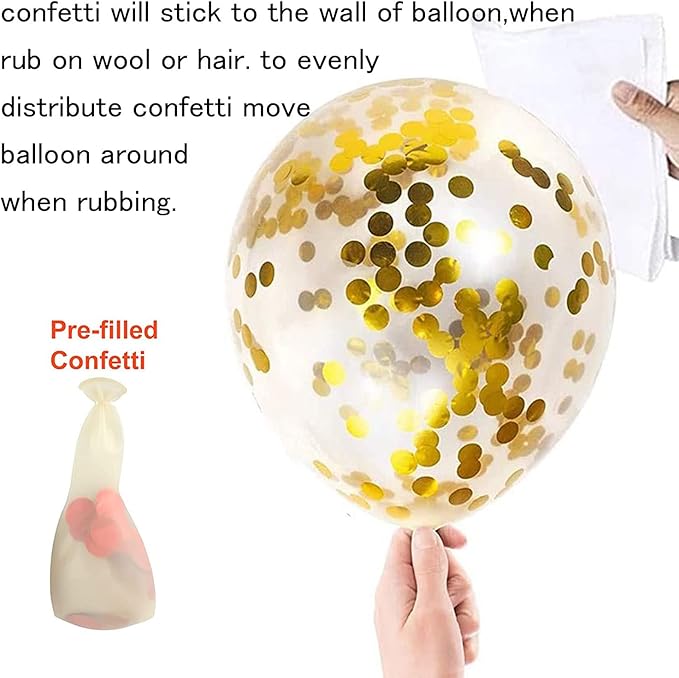SHUNTAI 16 Birthday Balloons Gold and Black 16th Birthday Decorations Latex Confetti Balloon for 16 years old Anniversary Happy Birthday Party Supplies 12 Inch 15 Pack