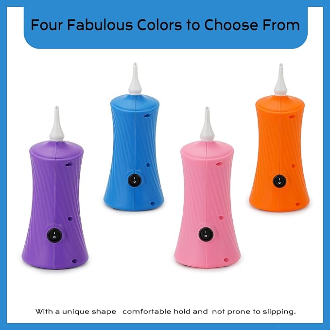 Balloon Pump Electric Air Pump for Long Balloon Inflator Blower Machine for Birthday Party Celebration Balloons Decorations for Twisty Animal Balloons
