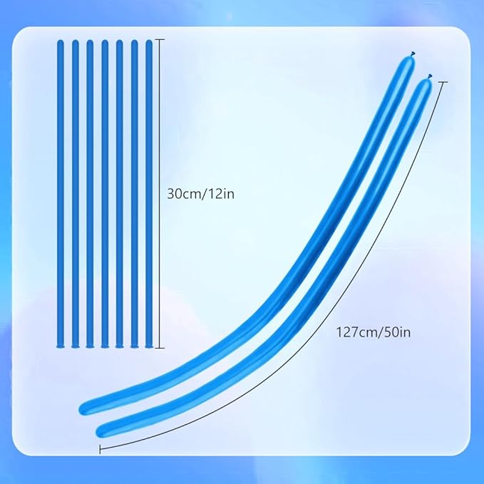 260 Balloons 100 Pcs Blue Long Balloons For Tying Balloon Arch Navy Dark Blue Balloon Party Decorations Birthday Party Supplies Royalblue Valentine Decor