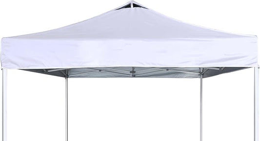 SCOCANOPY Commercial 10x10 Pop Up Canopy Replacement Cover Top with Air Vent,Canopy Cover ONLY, (Light Grey)