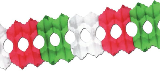 Pkgd Arcade Garland (red, white, green) Party Accessory (1 count) (1/Pkg)