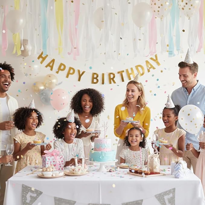 White Streamers 4 Rolls, 328 Ft White Crepe Paper, Streamer Party Decorations for Birthday, Wedding, Showers (1.8 in x 82 ft/Roll)