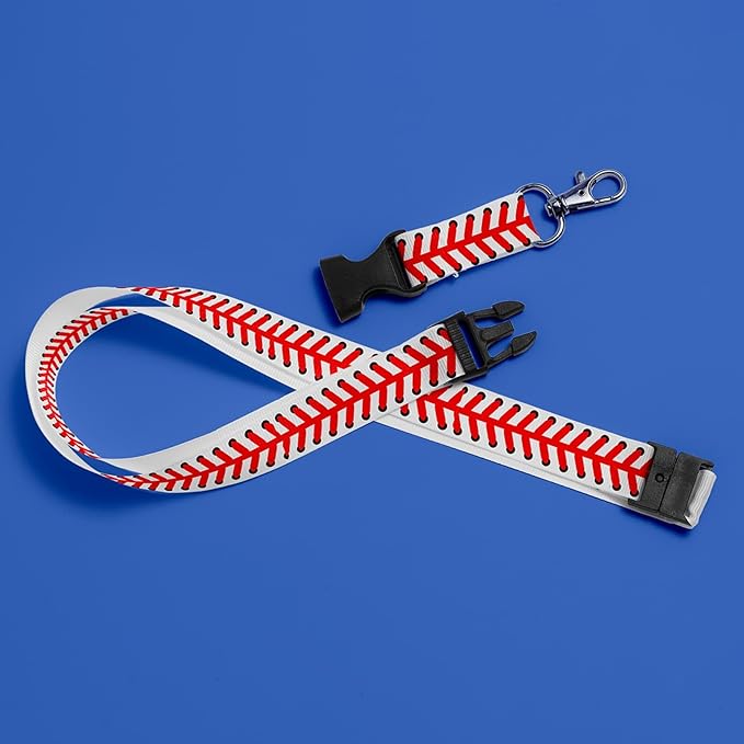Baseball Ribbon, 6 Pack (5/8 Inch x 3 Yards Each), Sports Grosgrain Ribbons for Hair Bow, Team Party Decoration, Baseball Player Pattern Gift Wrapping Craft