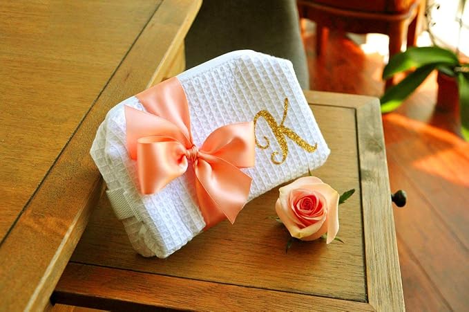 ITIsparkle 1/4" Inch Double Faced Satin Ribbon 50 Yards-Roll Set for Gift Wrapping Scrap Books Party Favor Hair Braids Baby Shower Decoration Floral Arrangement Craft Supplies, Peach Ribbon