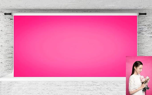 Kate 20x10ft Hot Pink Photography Backdrop Hot Pink Portrait Photo Background Photo Studio Props